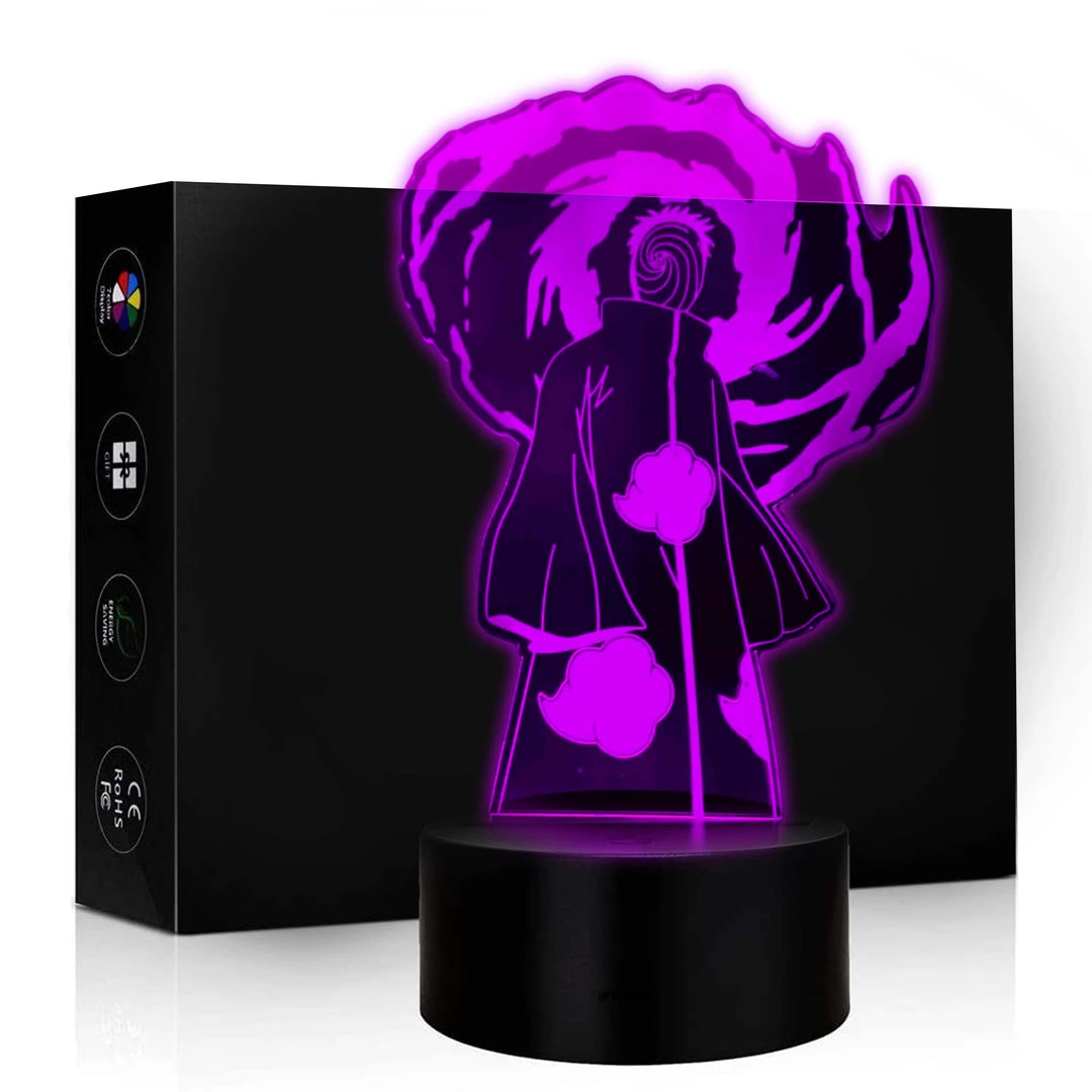 Mily Figures Naruto Tobi Acrylic LED Lamp 3 Mily Figures Naruto Tobi Acrylic LED Lamp