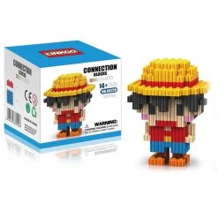 Mily One Piece Monkey D. Luffy Connection Blocks