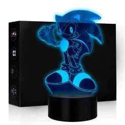 Mily Sonic The Hedgehog Sonic Thumbs Up Acrylic LED Lamp