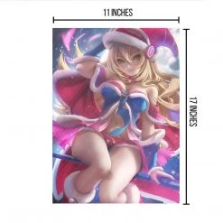 Mily Lifestyle Yu-Gi-Oh! Christmas Dark Magician Girl Pin Up "11 X 17" Aluminum Art Print 8 Mily Lifestyle Yu-Gi-Oh! Christmas Dark Magician Girl Pin Up