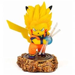 Mily Pokémon X Dragon Ball Super Saiyan 3 Pikachu Figures