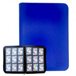 Mily TCG Supplies Totem World Blue Stitched 9-Pocket Zipper Binder