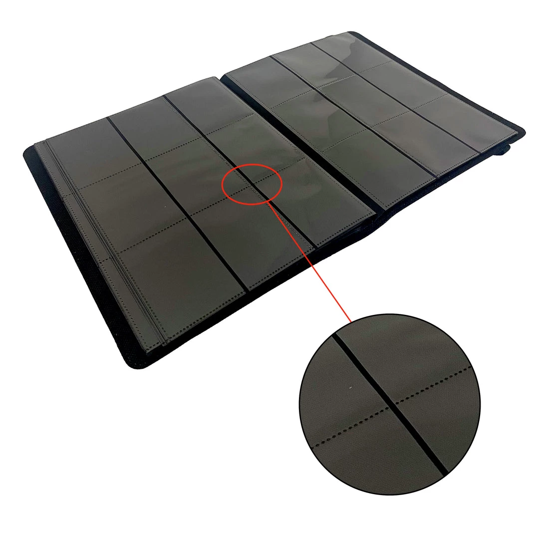 Mily Totem World Red White Stitched Poke Ball Theme 9-Pocket Binder 6 Mily Totem World Red White Stitched Poke Ball Theme 9-Pocket Binder