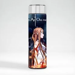 Mily Lifestyle Sword Art Online Kirito And Asuna Temperature Display Thermal Bottle