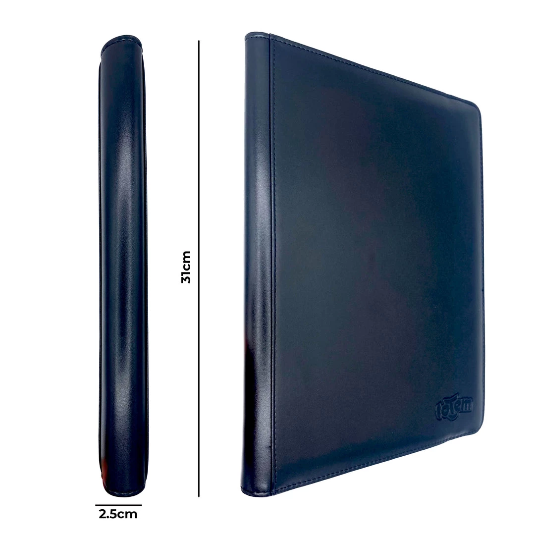 Mily Totem World Black Stitched 9-Pocket Binder 4 Mily Totem World Black Stitched 9-Pocket Binder