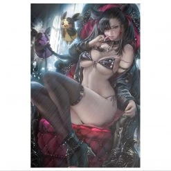 Mily Lifestyle Pokemon Marnie & Morkpekos "11 X 17" Aluminum Art Print