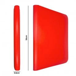 Mily Totem World Red Stitched 9-Pocket Zipper Binder TCG Supplies