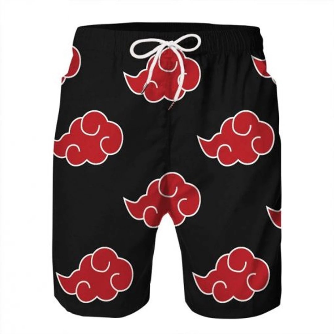 Mily Naruto: Shippuden Red Akatsuki Lounge Shorts Apparel 3 Mily Naruto: Shippuden Red Akatsuki Lounge Shorts Apparel