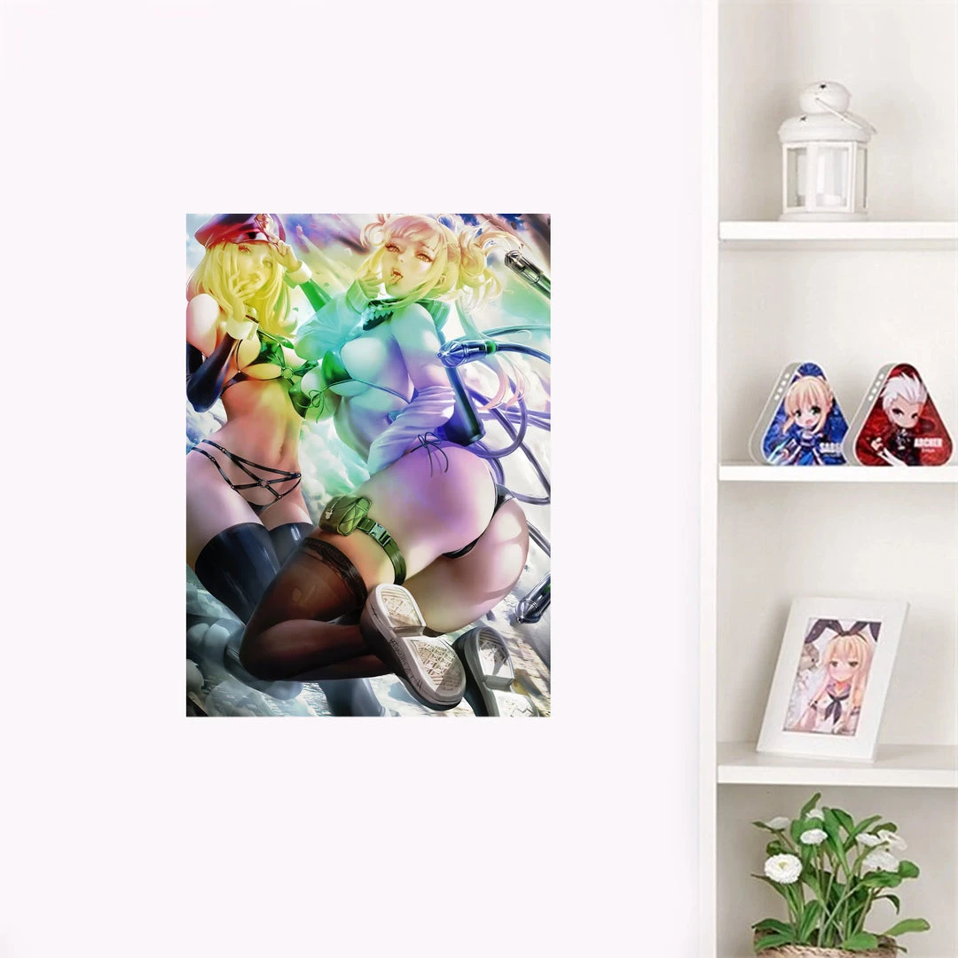 Mily My Hero Academia Toga & Camie Pin Up "11 X 17" Metallic Glossy Art Print Lifestyle 5 Mily My Hero Academia Toga & Camie Pin Up "11 X 17" Metallic Glossy Art Print Lifestyle