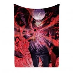 Mily Jujutsu Kaisen Satoru Gojo Throw Blanket