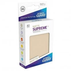 GTS Ultimate Guard Supreme Sand Color Card Sleeves - 80ct TCG Supplies