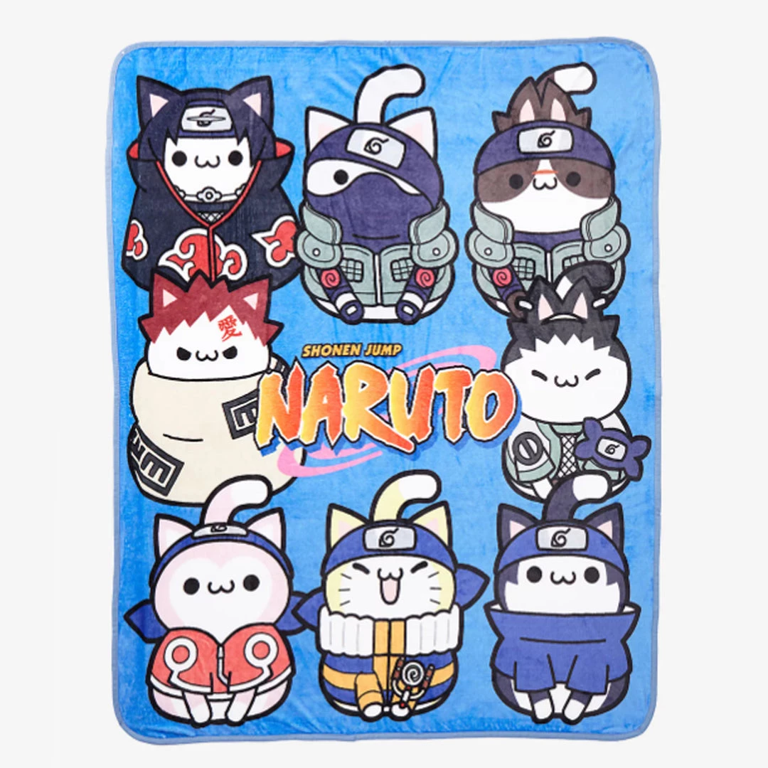 Hot Topic Naruto: Shippuden Nyaruto Cat Throw Blanket 3 Hot Topic Naruto: Shippuden Nyaruto Cat Throw Blanket