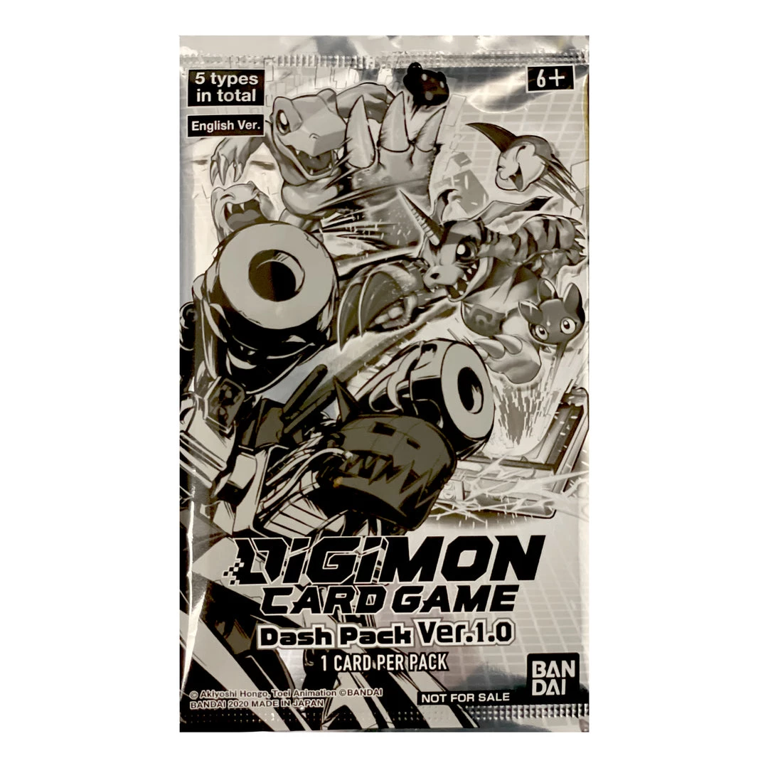 In Store Purchase Digimon Card Game Dash Pack Ver. 1.0 - 1 Card Pack TCG 3 In Store Purchase Digimon Card Game Dash Pack Ver. 1.0 - 1 Card Pack TCG