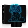 Mily My Hero Academia Todoroki Acrylic LED Lamp
