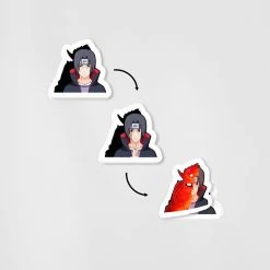 Mily Home Décor Naruto: Shippuden Itachi Susanoo Lenticular Sticker