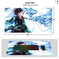 Mily Demon Slayer Tanjiro Water Breathing Playmat TCG Supplies