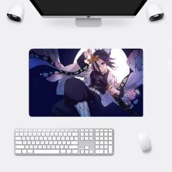Mily TCG Supplies Demon Slayer Shinobu Moonlight Playmat
