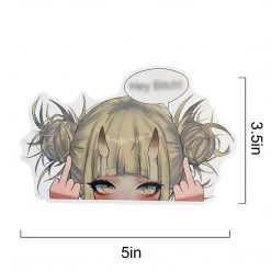 Mily My Hero Academy Toga Bitch Peeker Sticker