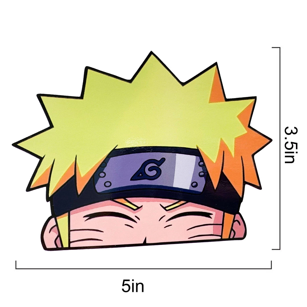 Mily Home Décor Naruto Shippuden: Naruto Peeker Sticker 4 Mily Home Décor Naruto Shippuden: Naruto Peeker Sticker