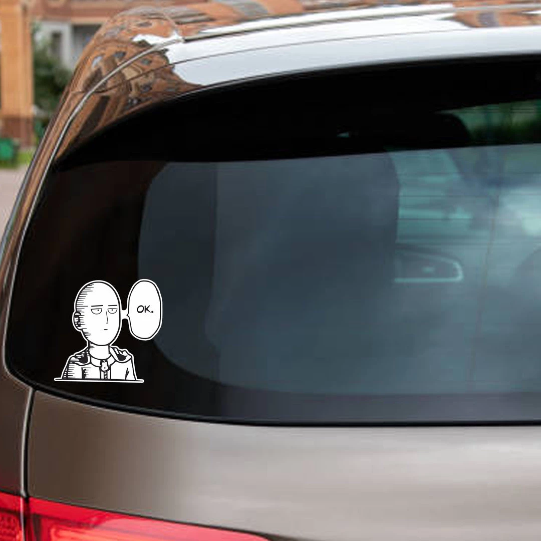Mily One Punch Man Saitama OK Sticker 5 Mily One Punch Man Saitama OK Sticker