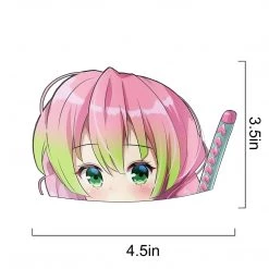 Mily Demon Slayer Mitsuri Peeker Sticker Home Décor