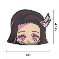 Mily Demon Slayer Nezuko Bamboo Peeker Sticker