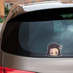 Mily Demon Slayer Nezuko Bamboo Peeker Sticker 7 Mily Demon Slayer Nezuko Bamboo Peeker Sticker