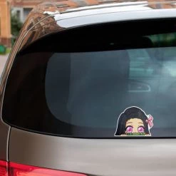 Mily Home Décor Demon Slayer Nezuko Wide-Eyes Peeker Sticker