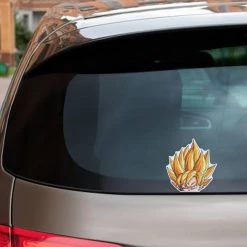 Mily Dragon Ball Super Saiyan Goku Peeker Sticker Home Décor