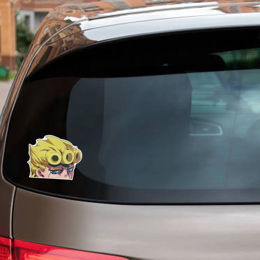 Mily Home Décor Jojos Bizarre Adventure Giorno Peeker Sticker 5 Mily Home Décor Jojos Bizarre Adventure Giorno Peeker Sticker