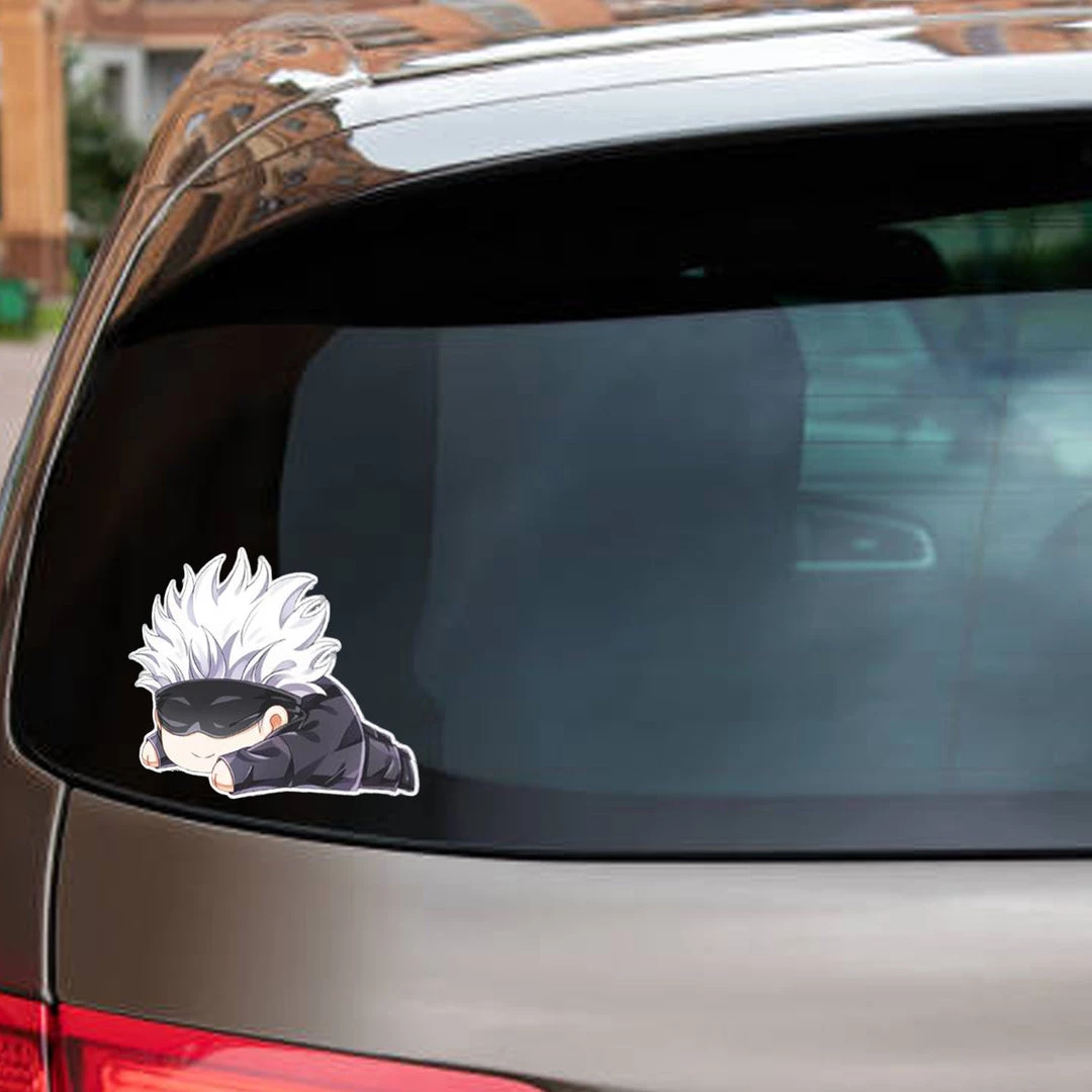 Mily Home Décor Jujutsu Kaisen Gojo Blindfold Laying Down Sticker 5 Mily Home Décor Jujutsu Kaisen Gojo Blindfold Laying Down Sticker