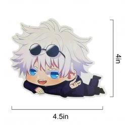 Mily Jujutsu Kaisen Gojo Glasses Off Laying Down Sticker Home Décor