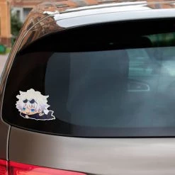 Mily Jujutsu Kaisen Gojo Glasses Off Laying Down Sticker Home Décor