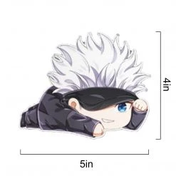 Mily Jujutsu Kaisen Gojo Peeking Laying Down Sticker Home Décor