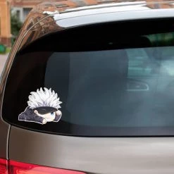 Mily Jujutsu Kaisen Gojo Peeking Laying Down Sticker Home Décor