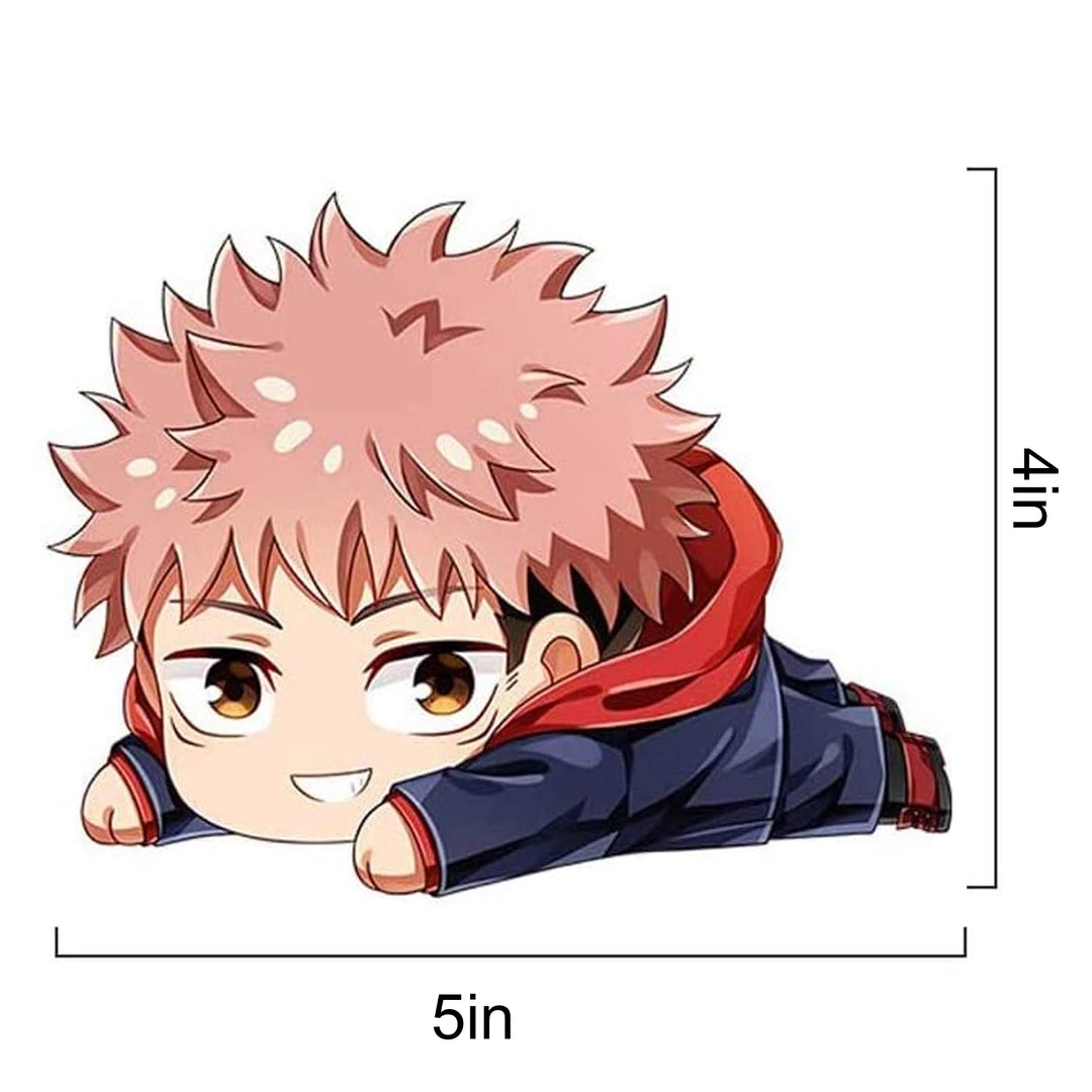 Mily Home Décor Jujutsu Kaisen Itadori Uniform Laying Down Sticker 4 Mily Home Décor Jujutsu Kaisen Itadori Uniform Laying Down Sticker
