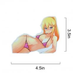 Mily Konosuba Darkness Side-Pose Sticker Home Décor
