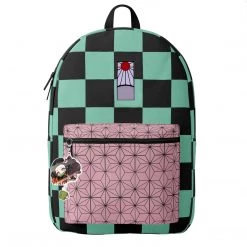 Mily Demon Slayer Tanjiro And Nezuko Haori Mini Backpack