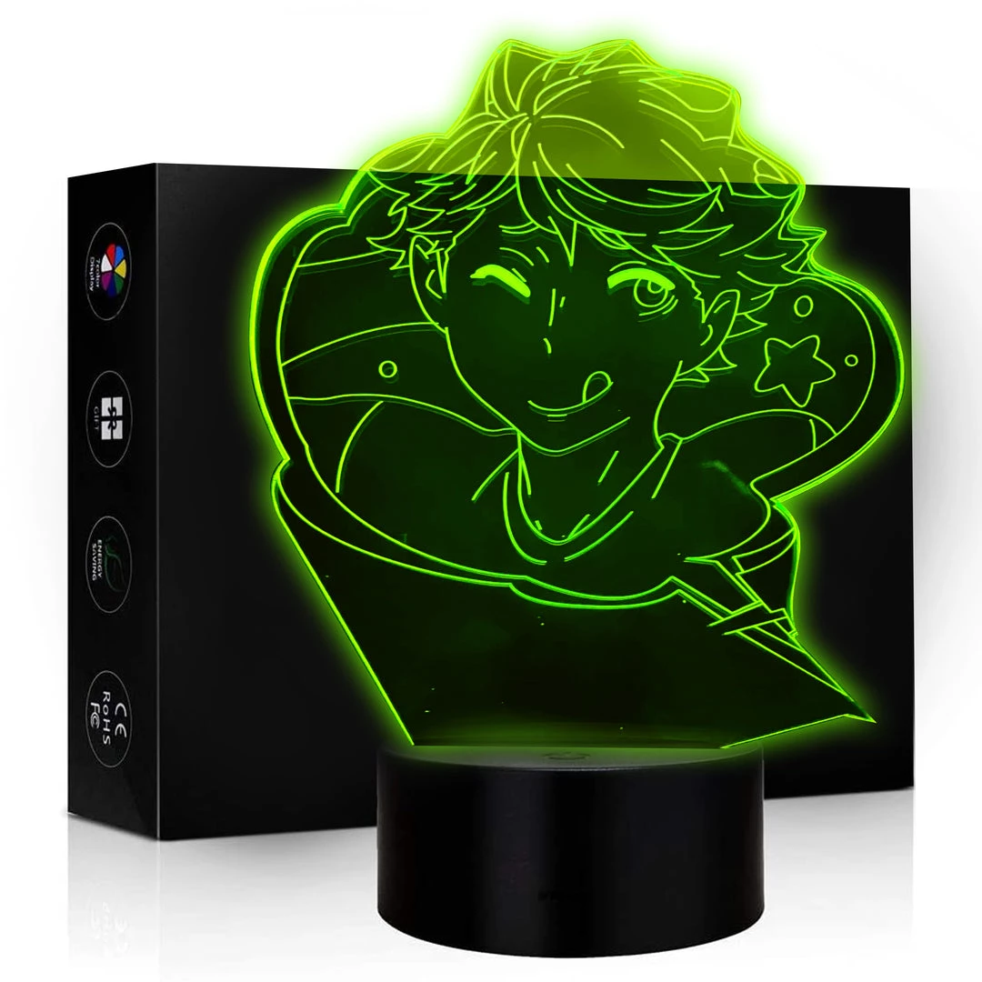 Mily Figures Haikyu!! Hinata Goofy Smile Acrylic LED Lamp 3 Mily Figures Haikyu!! Hinata Goofy Smile Acrylic LED Lamp