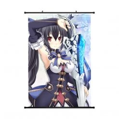 Mily Hyperdimension Neptunia Black Noire Wall Scroll Poster