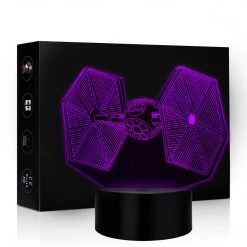 Mily Figures Star Wars Tie Fighter Acrylic LED Lamp