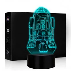 Mily Star Wars R2D2 Acrylic LED Lamp