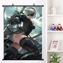 Mily Home Décor NieR:Automata 2B Pin Up 23 X 36 Inch Wall Scroll Poster