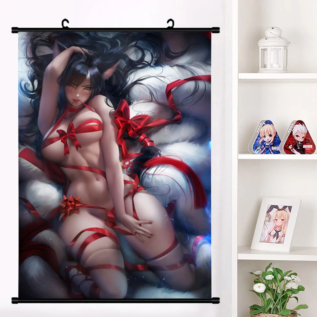 Mily Home Décor League Of Legends Ahri Birthday Suit 23 X 36 Inch Wall Scroll Poster Ver. 2 4 Mily Home Décor League Of Legends Ahri Birthday Suit 23 X 36 Inch Wall Scroll Poster Ver. 2