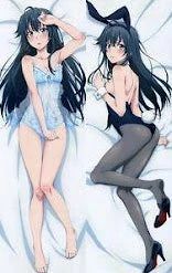 Mily My Teen Romantic Comedy SNAFU Yukino Yukinoshita Bunny Body Pillow Cover Lifestyle