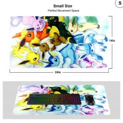 Mily Pokemon Eeveelutions Snow 14 X 24 Inch Playmat TCG Supplies