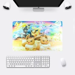Mily Pokemon Eeveelutions Rainbow 14 X 24 Inch Playmat TCG Supplies