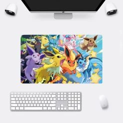 Mily Pokemon Eeveelution Gather 14 X 24 Inch Playmat TCG Supplies 12 Mily Pokemon Eeveelution Gather 14 X 24 Inch Playmat TCG Supplies
