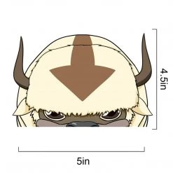 Mily Home Décor Avatar: The Last Airbender Appa Peeking Sticker