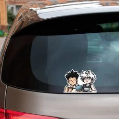 Mily Home Décor Hunter × Hunter Gon And Killua Eating Sticker